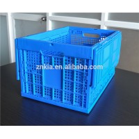 high quality plastic material cargo & storage equipement mesh style storage crates for transport packaging